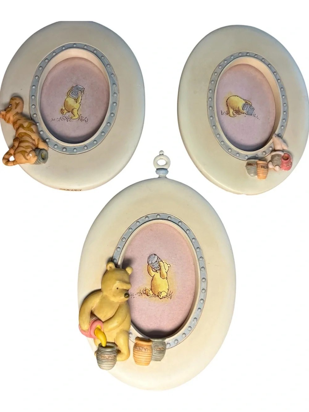 Michel & Company Disney Winnie the Pooh Portrait Collection Wall Frame Set of 3